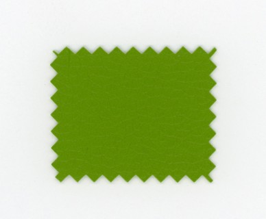 Green leatherette faux leather sample