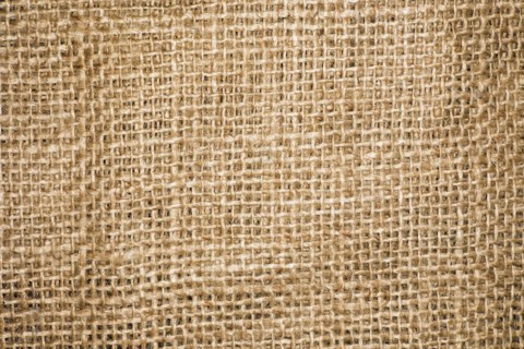 Burlap as a background for photographing