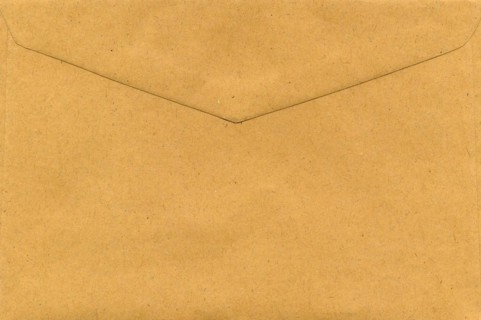 Brown mail letter envelope