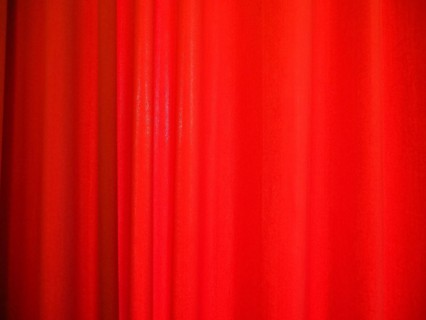 Red curtain background