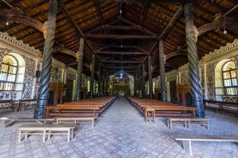 Interior of the San Miguel de Velasco mission