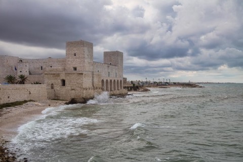 Castello built in the 13th century by Frederick II