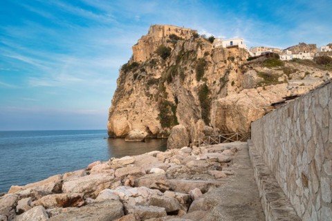 Town view of Peschici