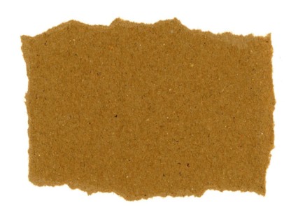 Brown tag label isolated over white
