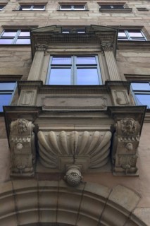 Historic oriel at the Fembohaus