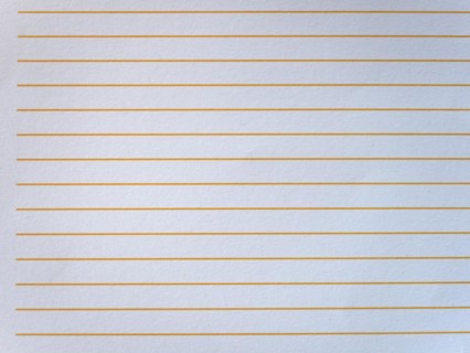 Blank white lined paper texture background