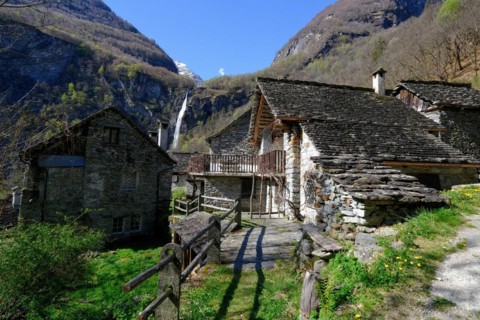 Waterfall in Foroglio