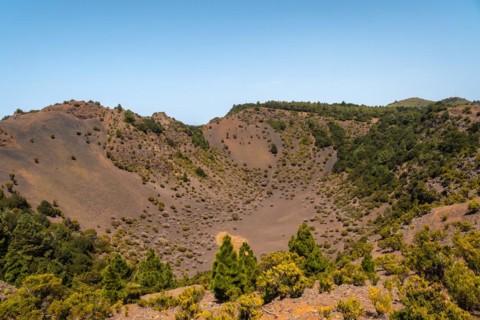 Fireba volcano from La Llania park in El Hierro