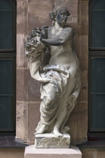 Statue depicting the season of spring