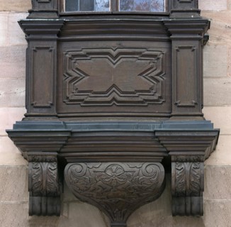 Detail of a historic choir
