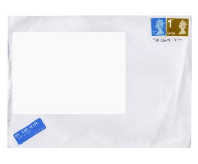 Letters isolated over white