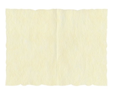 Blank greeting card parchment