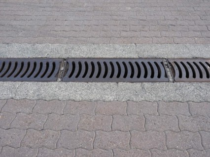 Drain manhole detail