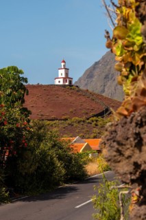 Joapira bell tower above the parish church of Nuestra Senora de Candelaria in La Frontera on El Hierro