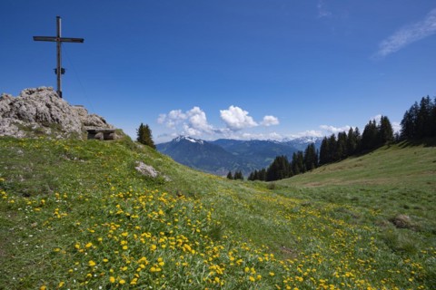Summit cross on the Baerenkoepfle