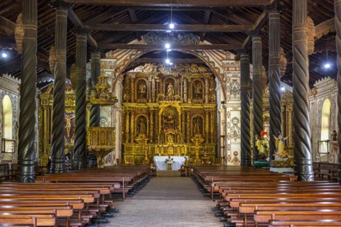 Interior of the San Miguel de Velasco mission
