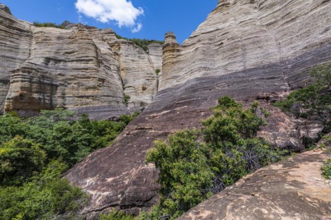 Sandstone cliffs at Pedra Furada