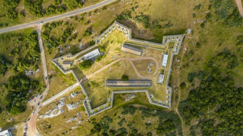 Aerial of the Fort of Santa Teresa