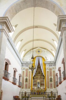 Old colonial style chapel from the 18th century in the historic city of Paraty on the north coast of the state of Rio de Janeiro