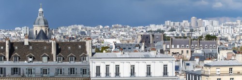 View of the rooftops of Paris