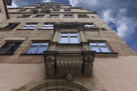 Historic oriel at the Femobaus