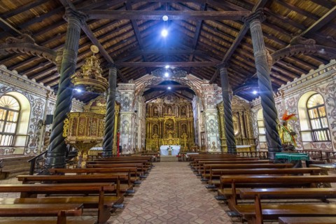 Interior of the San Miguel de Velasco mission
