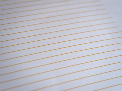 Blank white lined paper texture background