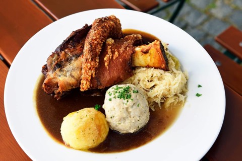 Typical Bavarian meat dish