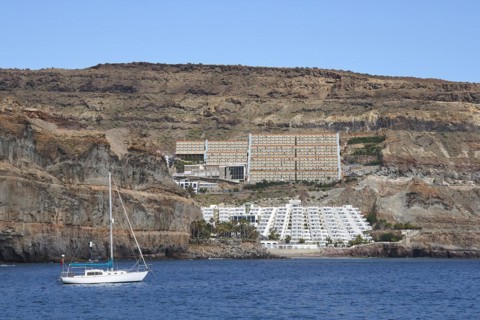 Small sailboat