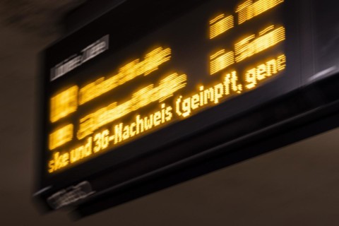 A display by the Berliner Verkehrsbetriebe