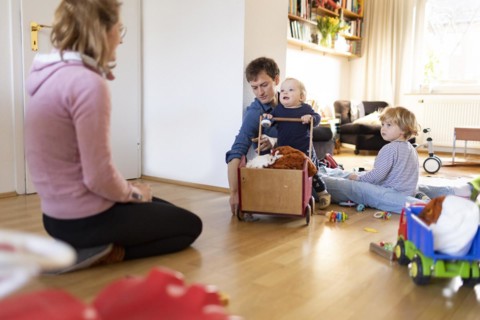 Subject: Family with two children aged nine months and three years.