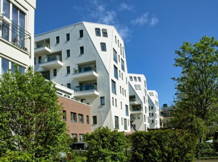 Modern residential buildings