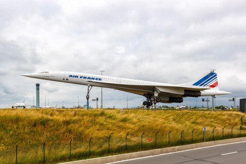 An Air France Concorde aircraft with registration F-BVFF at Paris Charles de Gaulle