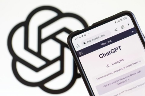 ChatGPT artificial intelligence AI Chat GPT artificial intelligence AI with logo by OpenAI in Stuttgart