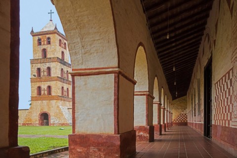 The Jesuit Mission church of San Jose de Chiquitos