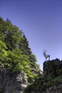 Hirschsprung in the Hoellental in the Black Forest