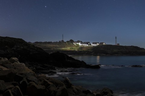 View of the coast towards the Celtic Sea in Le Conquet