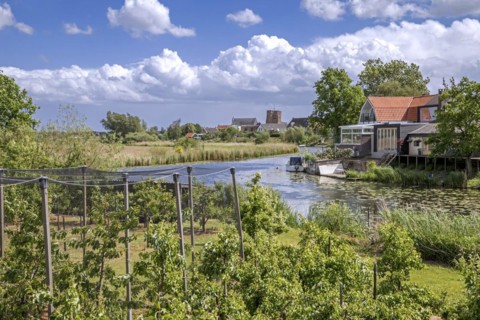 View over the village Acquoy