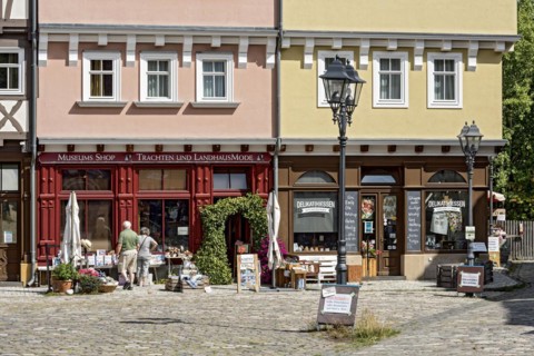 Reconstructed historical houses from Giessen
