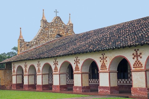 The Jesuit Mission church of San Jose de Chiquitos