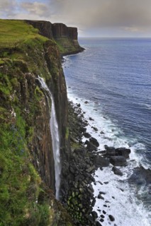 Mealt waterfall at Kilt Rock