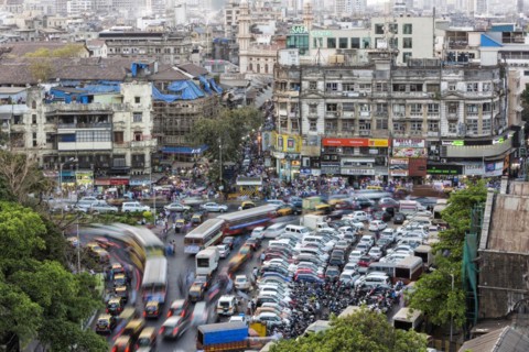 Rush hour at Crawford Market