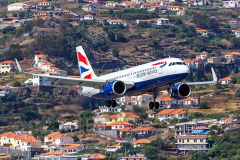 A British Airways Airbus A320neo aircraft