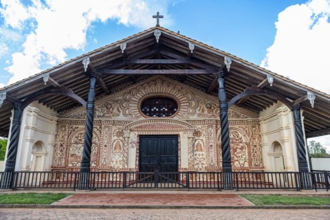 Painted fron portal