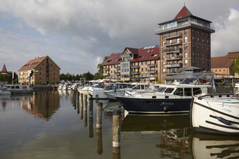 Houseboats in Neustrelitz