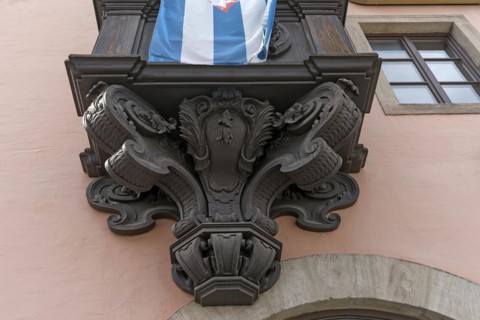 Detail of the historic choir