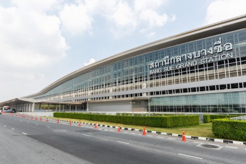 Bang Sue Grand Station railway station in Bangkok