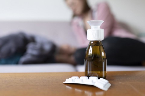 Mother and sick child