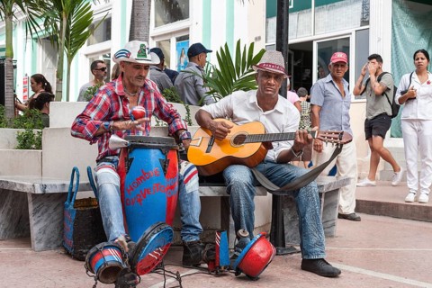 Street musicians