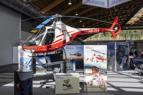 Light helicopter Cabri G2 from the French manufacturer Guimbal